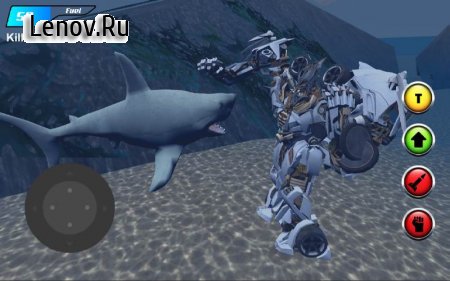 X Robot Car : Shark Water v 1.4.2 (Mod Fuel)