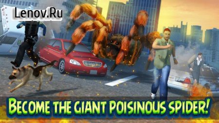 Giant Spider City Attack Simulator 3D v 1.0.0 Мод (unconditional purchase)