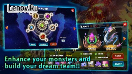Monster Hunt Academy v 1.3.7 Мод (Weak enemy)