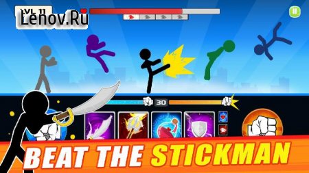 Stickman Fighter : Mega Brawl v 7 (Mod Money)