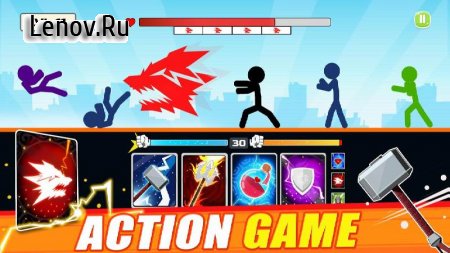 Stickman Fighter : Mega Brawl v 7 (Mod Money)