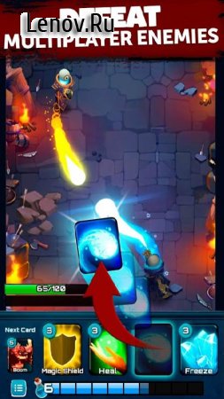 Clash of Wizards: Epic Magic Duel v 1.0.0 Мод (One Hit/No Mana/Dumb Bot)