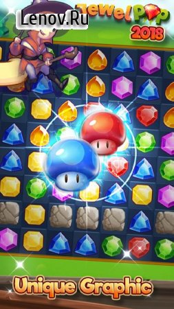 Jewel Pop: Match 3 Legend v 0.8.6  (Infinite Coin/100 Moves for every level)