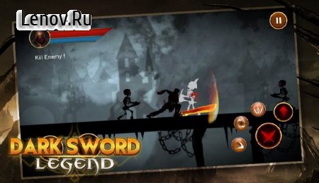 Dark Shadow Legend - Black Swordman Hero Fight v 1.5 (God Mode/One Hit Kill)