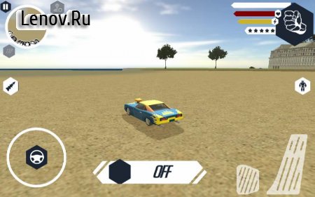 Muscle Car Robot v 1.0 Мод (Large number of levels/skill points)