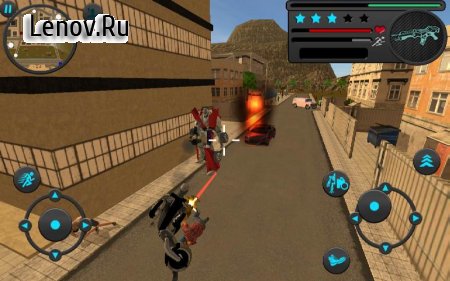 Robot Moto Revenge v 1.0  (Large number of levels/skill points)