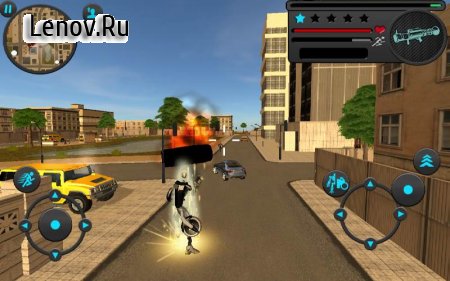 Robot Moto Revenge v 1.0  (Large number of levels/skill points)