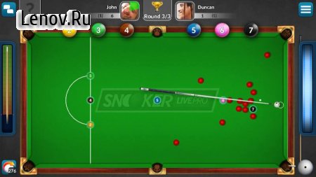 Snooker Live Pro & Six-red v 2.6.5  (Long Line/Free Shop)