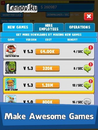 Video Game Tycoon - Idle Clicker & Tap Inc Game v 3.8 (Mod Money)