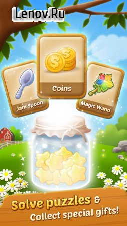 Fruit Jam: Puzzle Garden v 1.0.17 Мод (Unlimited Coins/Boosters/Ads-free)