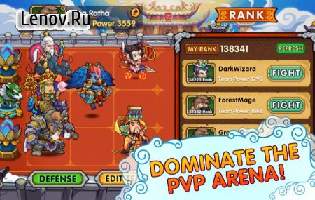 Kingdom Defender v 2.5.00 Мод (Enemy Can’t Attack/One Hit/High Damage)