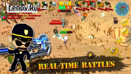 Super Battle Online - Battle Royale Game v 2.0.7.2 Мод (No Upgrade Cost/x2 Kill EXP/Gold)