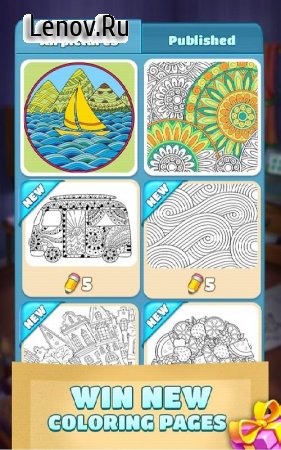 Coloring Book Blast - A Collapse & Color Game v 1.0.0 (Mod Money)