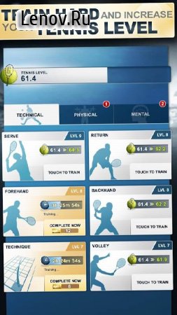 TOP SEED Tennis: Sports Management & Strategy Game v 2.32.17 Мод (Unlimited Gold/cash/energy)
