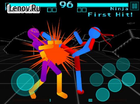 Stickman Fighting: Neon Warriors v 1.07  (Free Shopping)