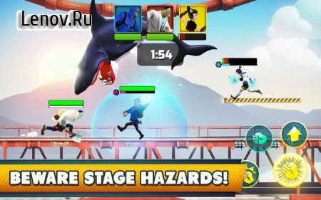 Mayhem Combat - Fighting Game v 1.5.6 Мод (Press back button on Device to Gain 1000 Zaps)