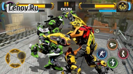Robot Fighting Games: Real Transform Ring Fight 3D v 1.4 (Mod Money)