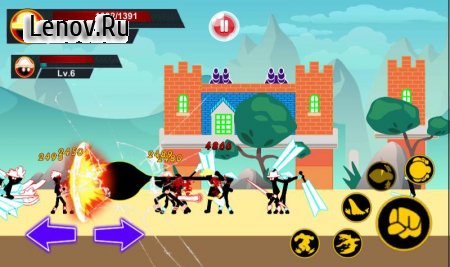 Stickman Hero - Pirate Fight v 1.5 Мод (Unlimited Gold/Coins/Gems)