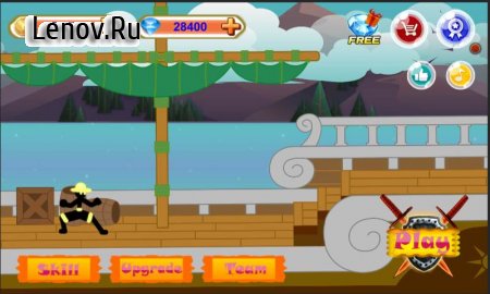 Stickman Hero - Pirate Fight v 1.5  (Unlimited Gold/Coins/Gems)
