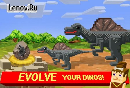 Jurassic Pixel Craft: dino age v 9.26 (Mod Money)