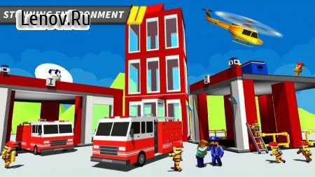 NY City Firefighter Station Craft & Simulation v 1.2 Мод (All Levels Unlocked)