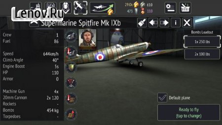 Warplanes: WW2 Dogfight v 2.2.2 Mod (Free Shopping)