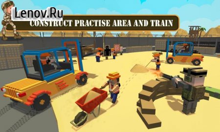 Army Base Construction : Craft Building Simulator v 1.1 Мод (All Levels Unlocked)