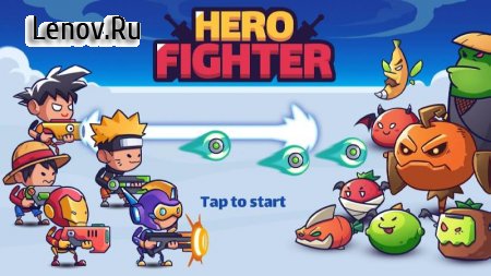 Tap Tap Stickman Heroes - Idle Fruit Monster Fight v 1.2 Мод (Unlimited Coins/Gems)