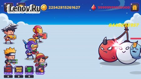 Tap Tap Stickman Heroes - Idle Fruit Monster Fight v 1.2  (Unlimited Coins/Gems)