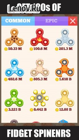 Spinner Evolution - Merge Fidget Spinners! v 6.40 (Mod Money)