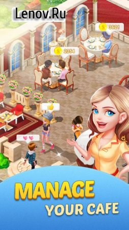 Dream Cafe: Cafescapes - Match 3 Crush v 1.0.21  (Unlimited Live/Gold Coins/Stars)