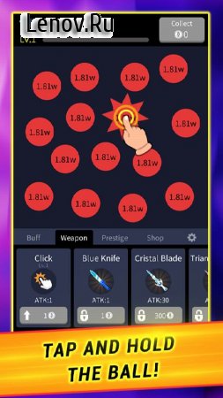 Idle Knife - Simulation&Weapon Evolution v 1.2.8 (Mod Money)