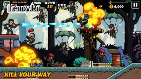 Metal Mercenary - 2D Platform Action Shooter v 54  (One Hit/Dump Enemy)