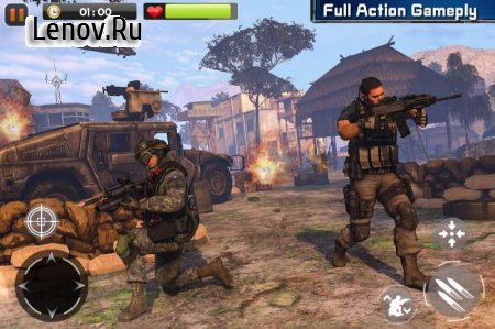 Real Commando Secret Mission v 22.2 Mod (GOD MODE/ENEMY CANT ATTACK/NO ADS)