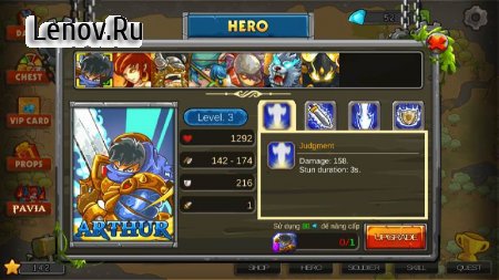 Defender Battle: Hero Kingdom Wars - Strategy Game Premium v 1.3 Мод (Free Shopping/Unlimited Diamonds)