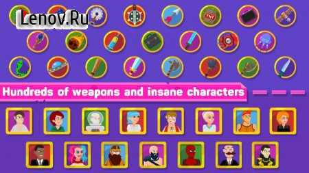 Ragdoll Warriors : Crazy Fighting Game v 3.0.2  (Unlimited Gold Coins/Diamonds)