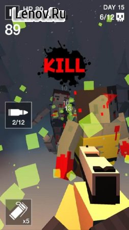 Cube Killer Zombie HD - FPS Survival v 1.0.2  (Unlimited Gold Coins/Flash Bombs)