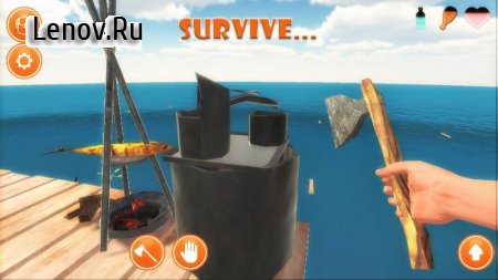 Raft Survival Simulator v 9.6.0 Мод (The characters invincible)