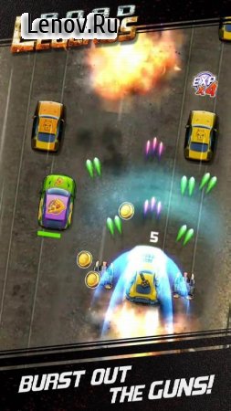 Road Legends - Car Racing Shooting Games For Free v 3.0  (Unlimited coins/gems)