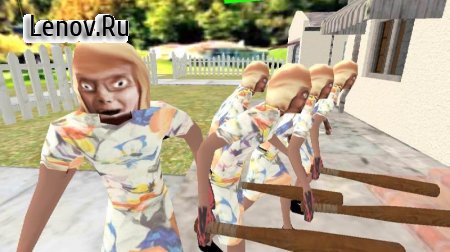 Granny Kick Neighbor: Gorgeous Funny Shooter Games v 11.21 Mod (God mod/No Ads)