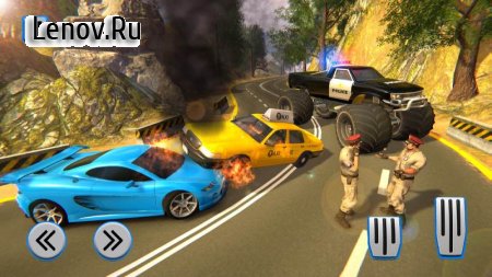 Police Truck Gangster Car Chase v 1.1.0  (Unlockable levels/characters/vehicles/guns)