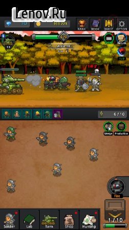 Grow Soldier - Idle Merge game v 4.3.0 Mod (One Hit Kill)
