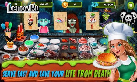 Restaurant Mania : Zombie Kitchen v 1.12  (Free Shopping)
