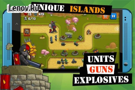 Island Defense: Offline Tower Defense v 20.32.571 Мод (Unlimited Gold Coins/Chips)