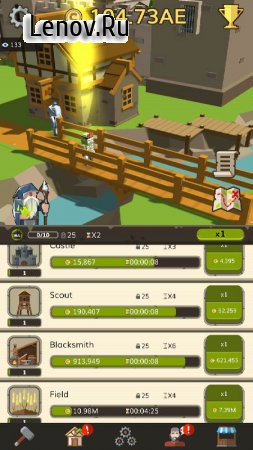 Medieval: Idle Tycoon v 1.3.3 Mod (gold coins and diamonds)