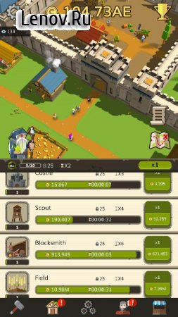Medieval: Idle Tycoon v 1.3.3 Mod (gold coins and diamonds)