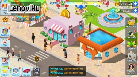 My Supermarket Story : Store tycoon Simulation v 3.4.3 Мод (Free Shopping)