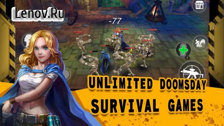 Zombie Invasion-Survival Games v 1.1.18 Мод (Unlimited Money/Diamonds)