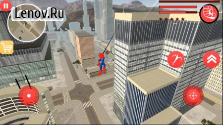 New Spider Stickman Rope Hero Shooting Crime 2020 v 1.0 (Unlimited Coin/Gems)