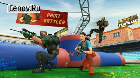 Paintball Shooting Squad: Battleground Army Combat v 5.1 Mod (Unlimited Coins/All Levels Unlocked)
